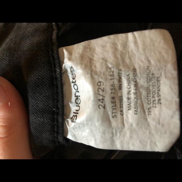 Black denim jeans - Picture 3 of 3